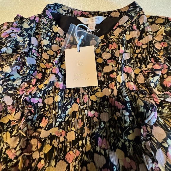 Women's LC Lauren Conrad Ruffle Button Front Mini Dress - Picture 12 of 14